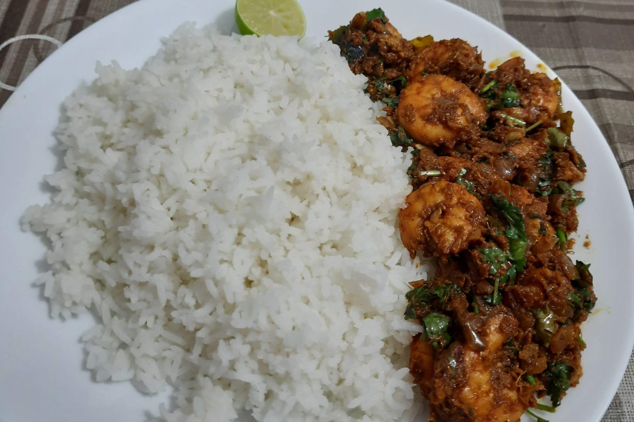 spicy prawns masala curry recipe