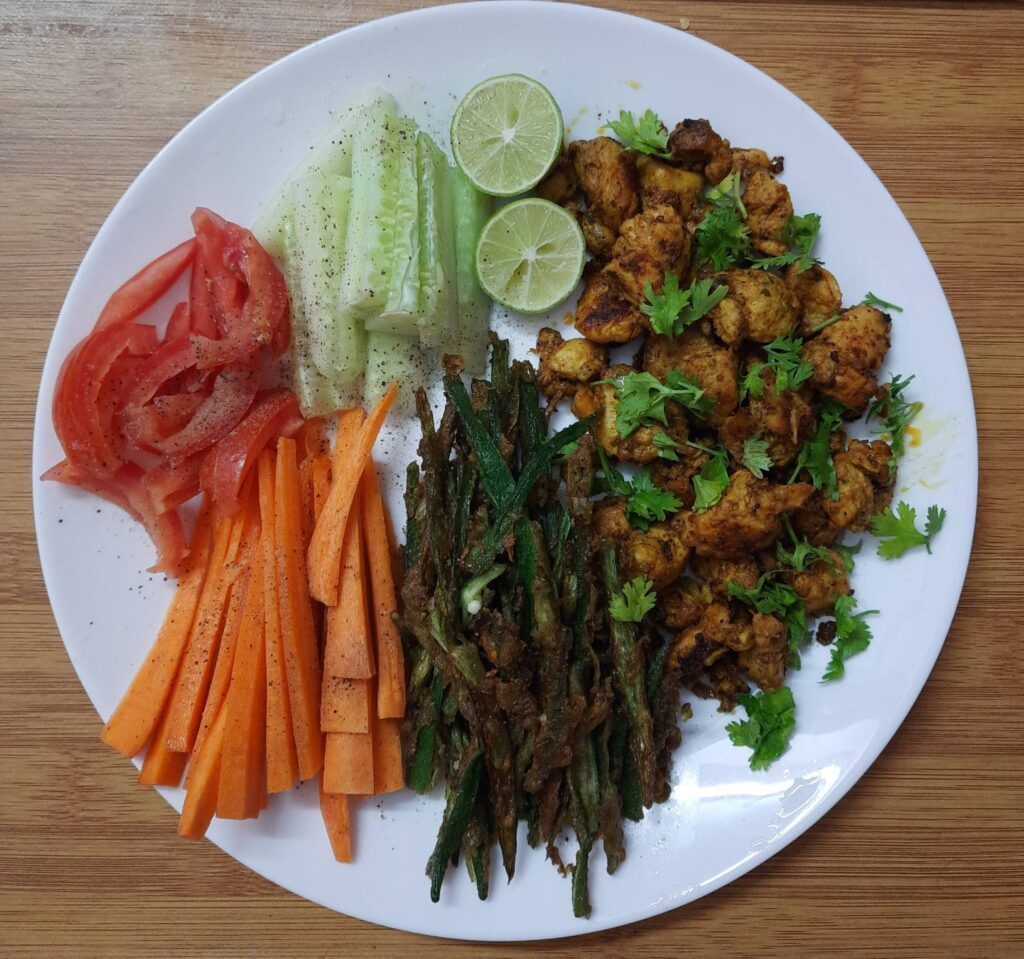 kurkuri bhindi in air fryer