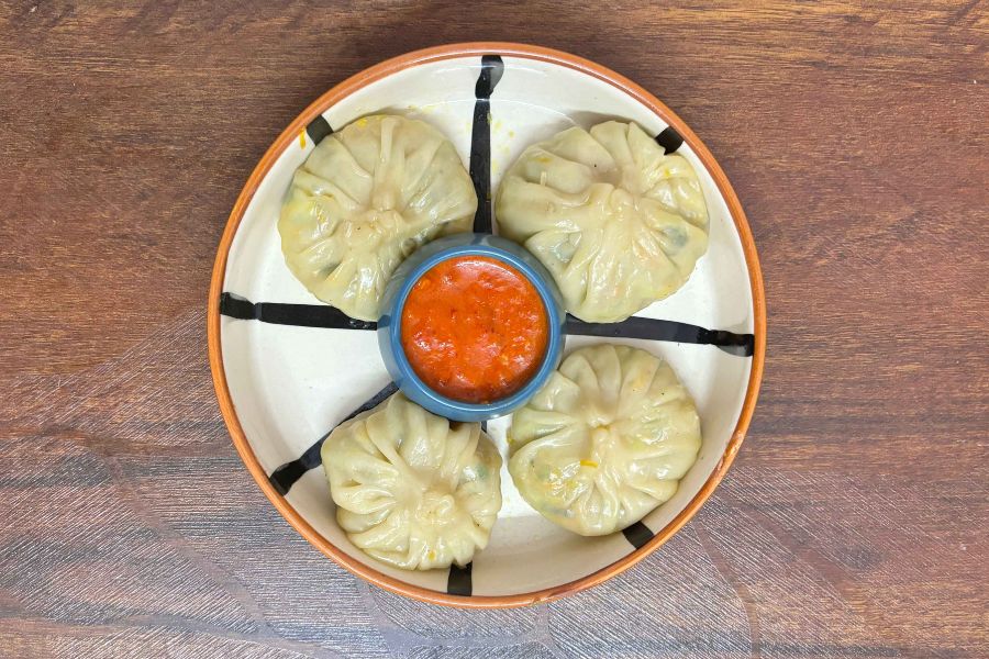 steamed veg momos recipe